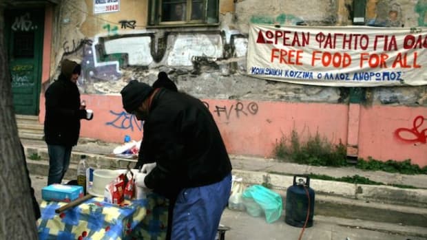 Social soup kitchen in Athens
