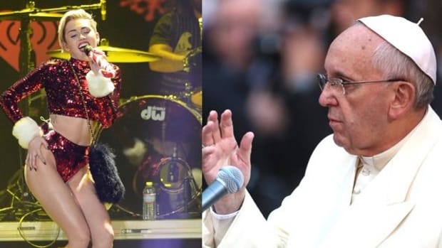 pope vs miley
