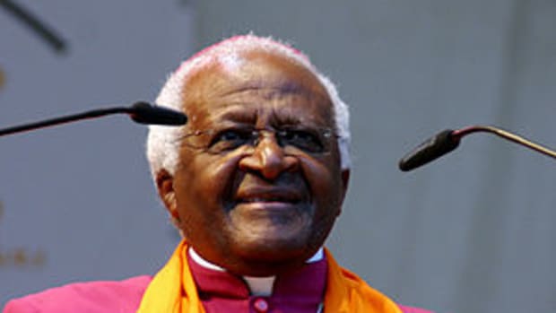 Desmond Tutu 2007 at the Deutscher Evangelisch...