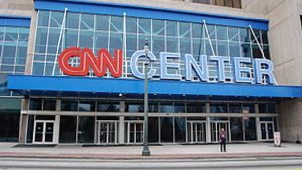 The CNN Center in Atlanta.