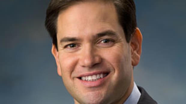 Official portrait of US Senator Marco Rubio of...