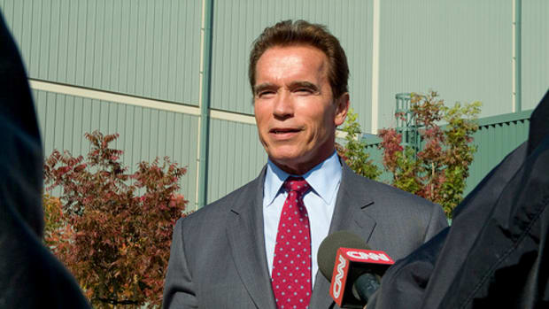 Gov. Schwarzenegger visit by llnl photos.