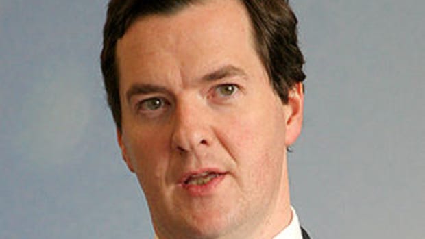 George Osborne MP, pictured speaking on the la...