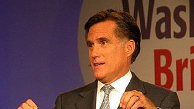 Mitt Romney in 2007 in Washington, DC at the V...