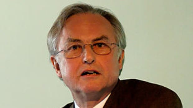 Richard Dawkins giving a lecture based on his ...