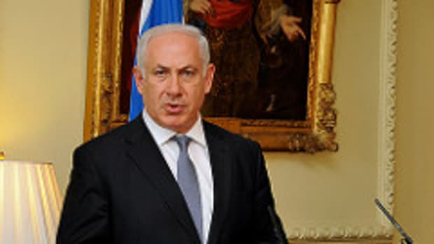 Benjamin Netanyahu at press conference