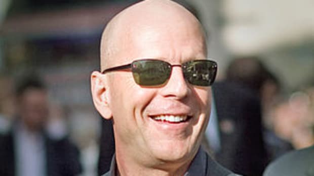 Bruce Willis at a Live Free or Die Hard (Die H...