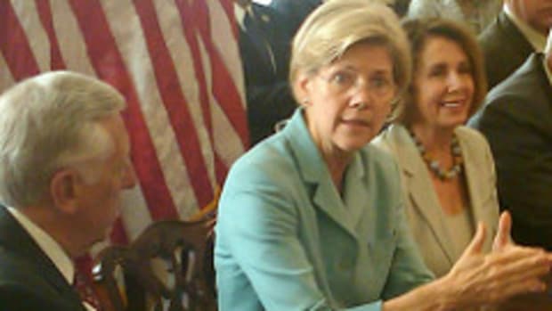 Elizabeth Warren and Leader Pelosi