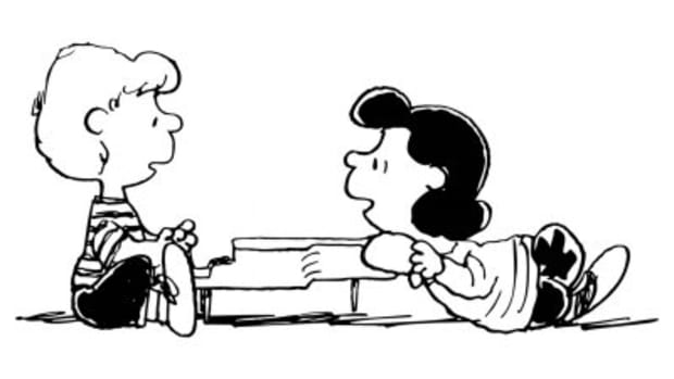 lucy and schroeder from peanuts