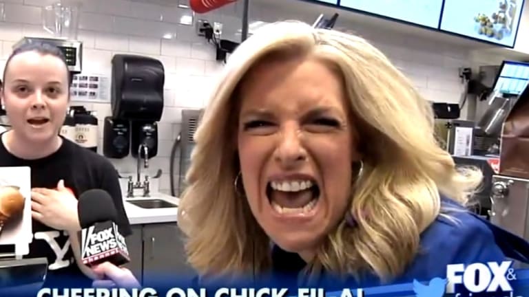 Watch This Fox News Lady Get Comically Excited About Chick-Fil-A