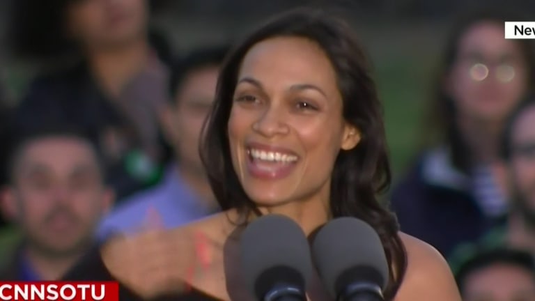 Guess Whether Bernie Sanders is Okay With Rosario Dawson Attacking Hillary Over Email Lies