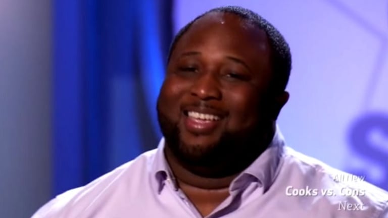 Watch "The Next Food Network Star" Finalist's Hilarious Celebratory Faceplant