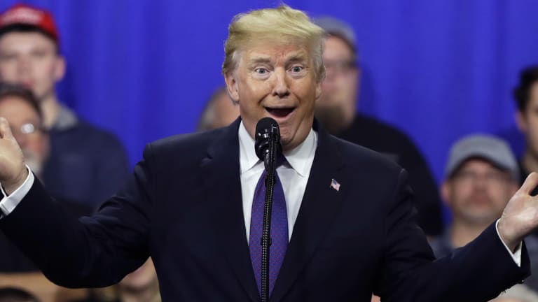 During Stock Market Crash, Trump Accuses Dems Of 'Treason' For Not Applauding Him