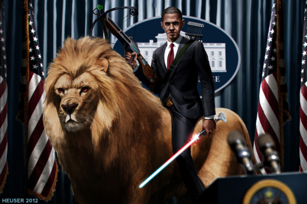 Obama lion