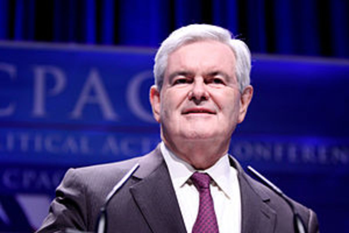 English: Former Congressman Newt Gingrich of G...