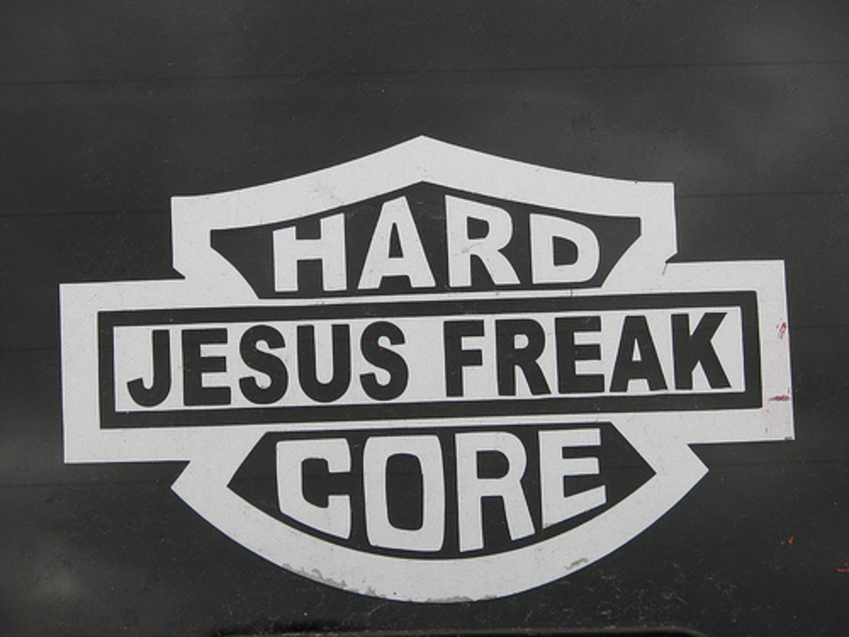 HARD CORE Jesus freak by fallacy.