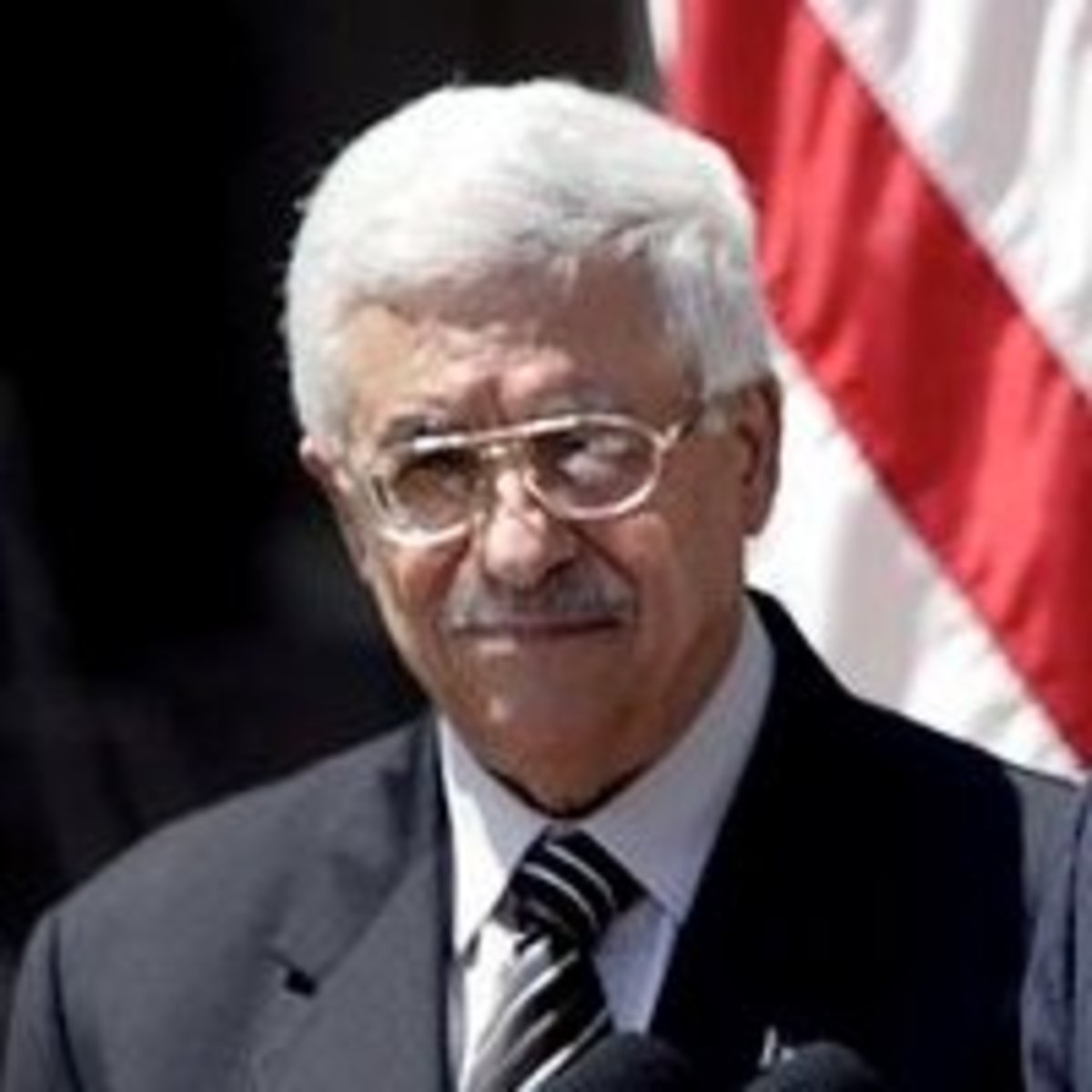 Cropped photo of Prime Minister Mahmoud Abbas'...