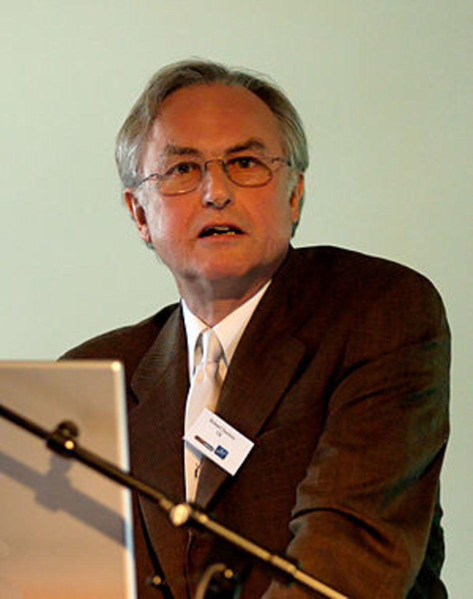 Richard Dawkins giving a lecture based on his ...