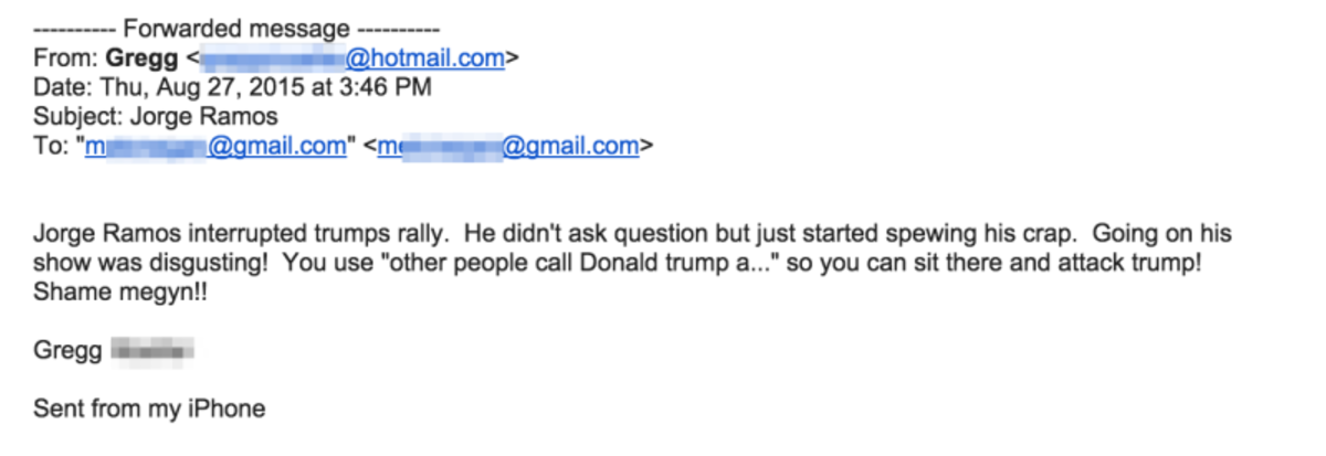 Angry Trump Fans Keep Emailing This Poor Woman Whose Name Is Almost "Megyn Kelly"