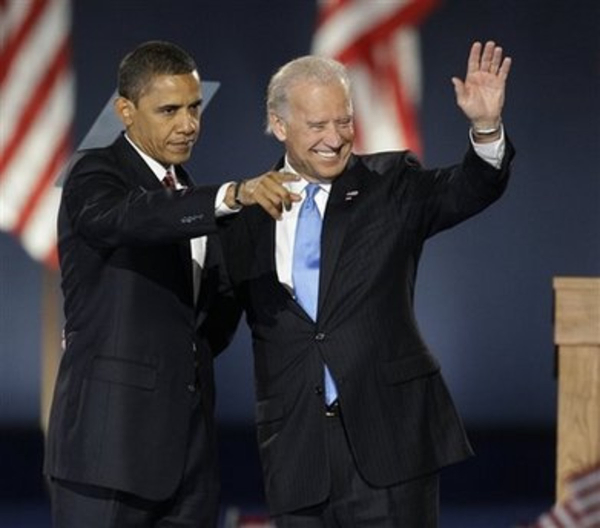 Our New President of United States of America President Barack  Obama and Vice president Joe Biden by Haneybabe.