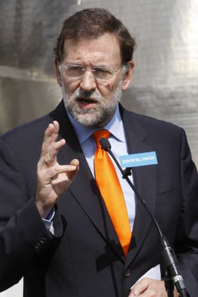 Mariano Rajoy en Bilbao. Imagen tomada por Ike...