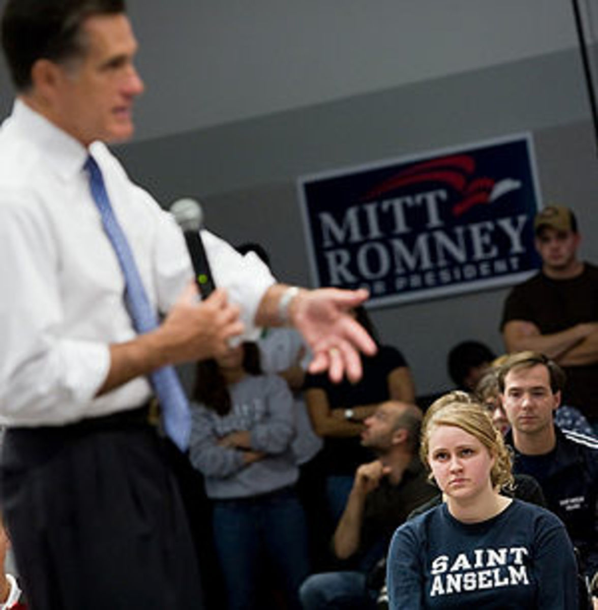 I took this picture at the "Ask Mitt Anyt...