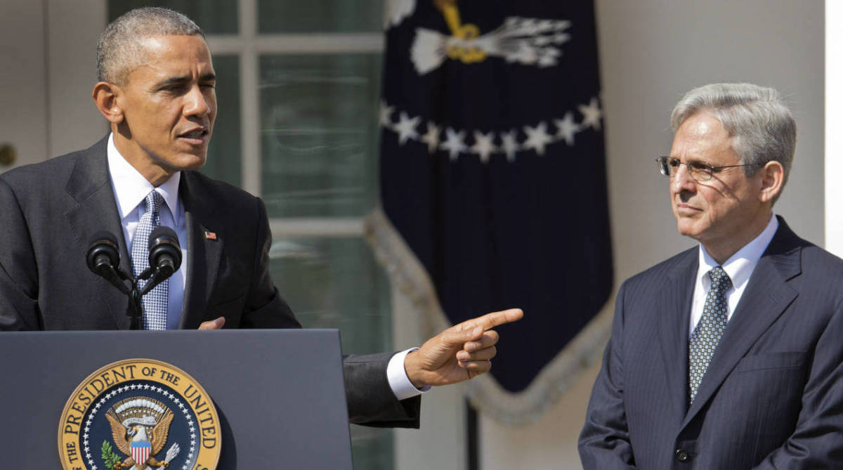President Obama and Judge Merrick Garland