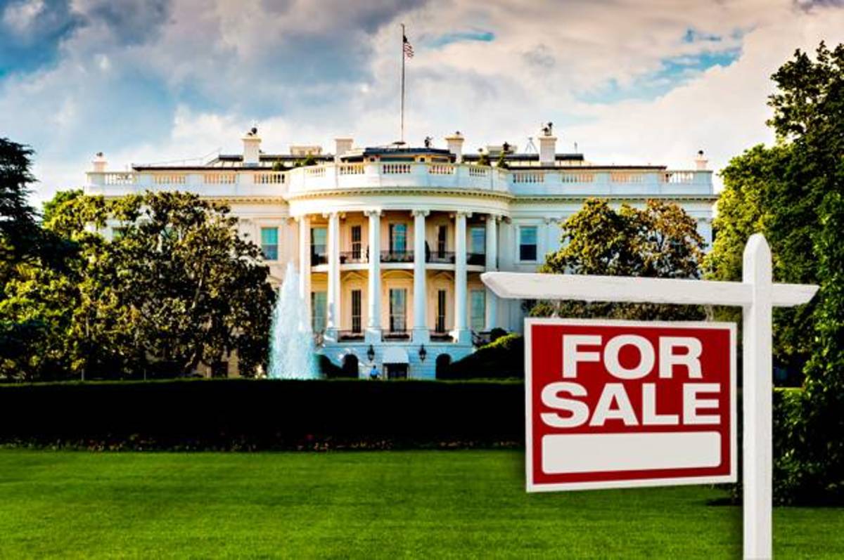 white house for sale